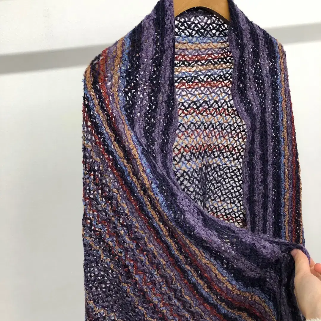 MISSONI 미쏘니 판초 니트 머플러