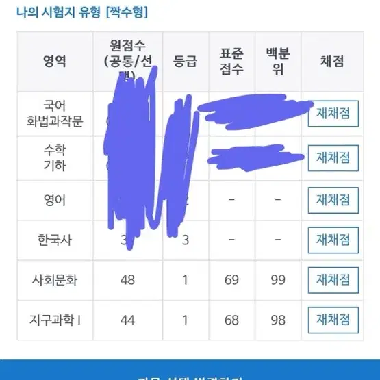 지구과학 사회문화 과외