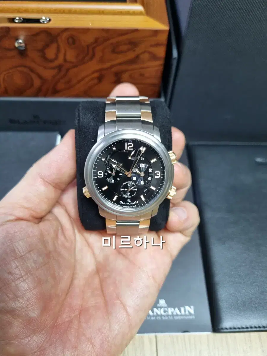 [절충가능]블랑팡 레망 GMT 알람 40mm(23년9월 국내)