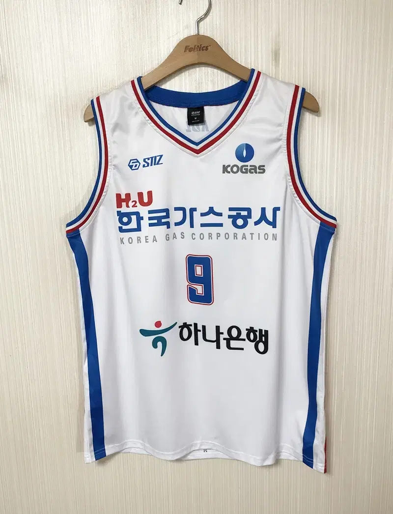 KBL STIZ 대구 한국가스공사 페가수스 원정유니폼 M #9 전현우