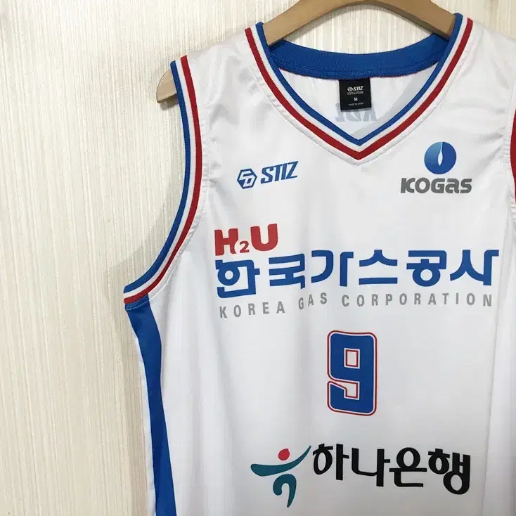 KBL STIZ 대구 한국가스공사 페가수스 원정유니폼 M #9 전현우