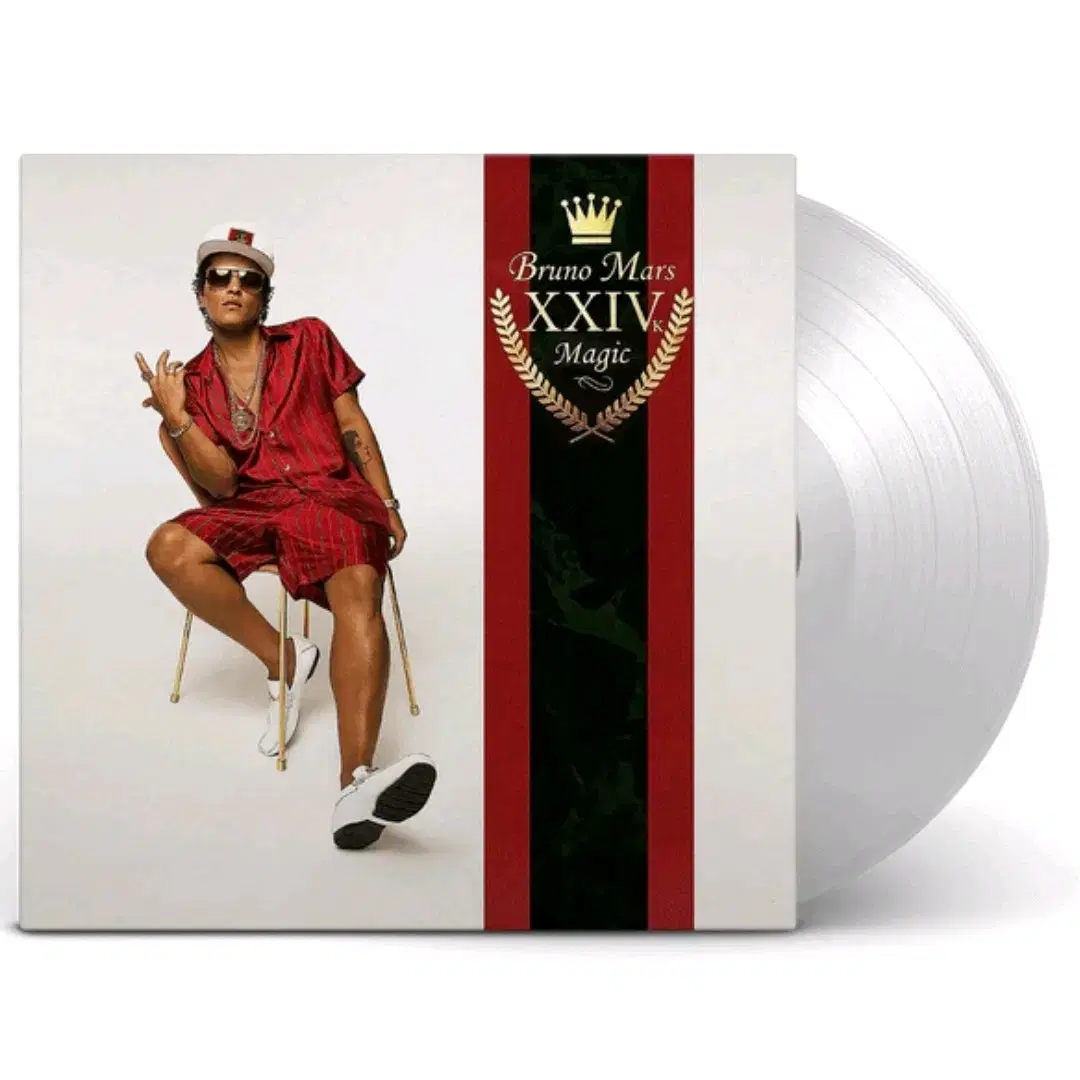 Bruno Mars 브루노 마스 24K 매직 한정반 클리어 화이트반 LP