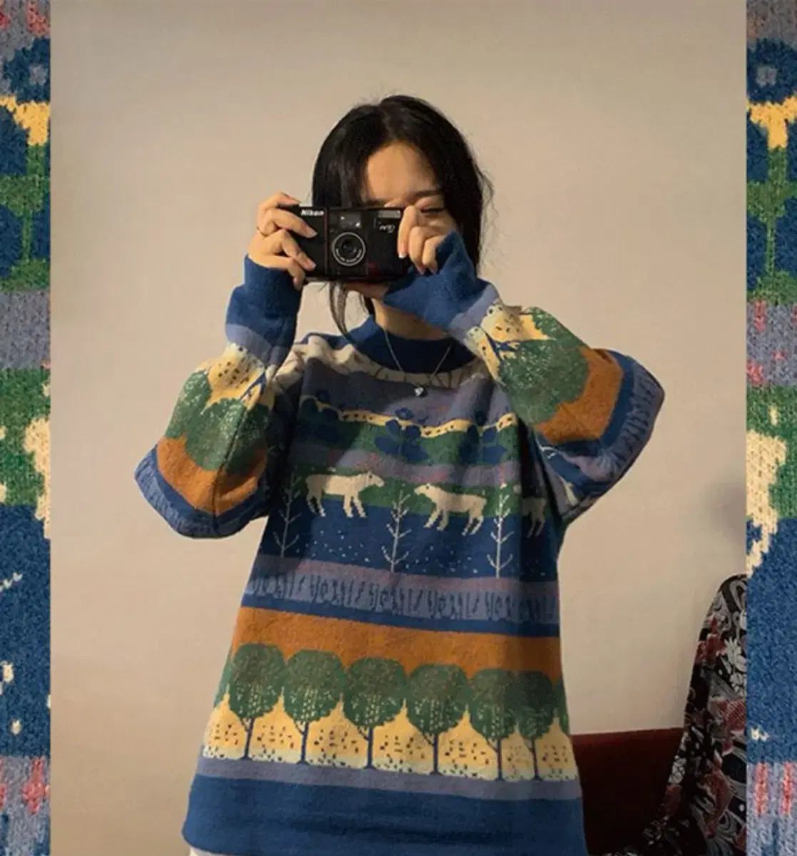 니지 dear tree vintage knit 빈티지 니트