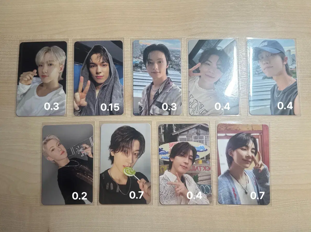 Seventeen jeonghan hoshi wonwoo woozi the8 beatroad ld 12th LMF Photocard