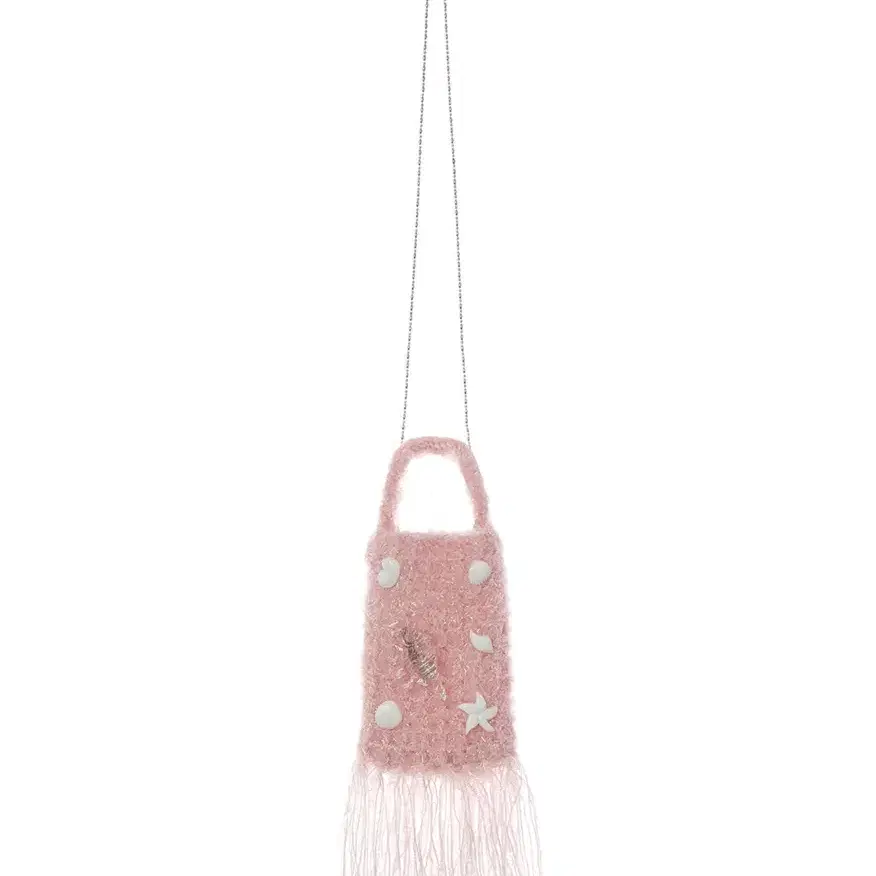 Open Yy Sea collection Knitted pink bag