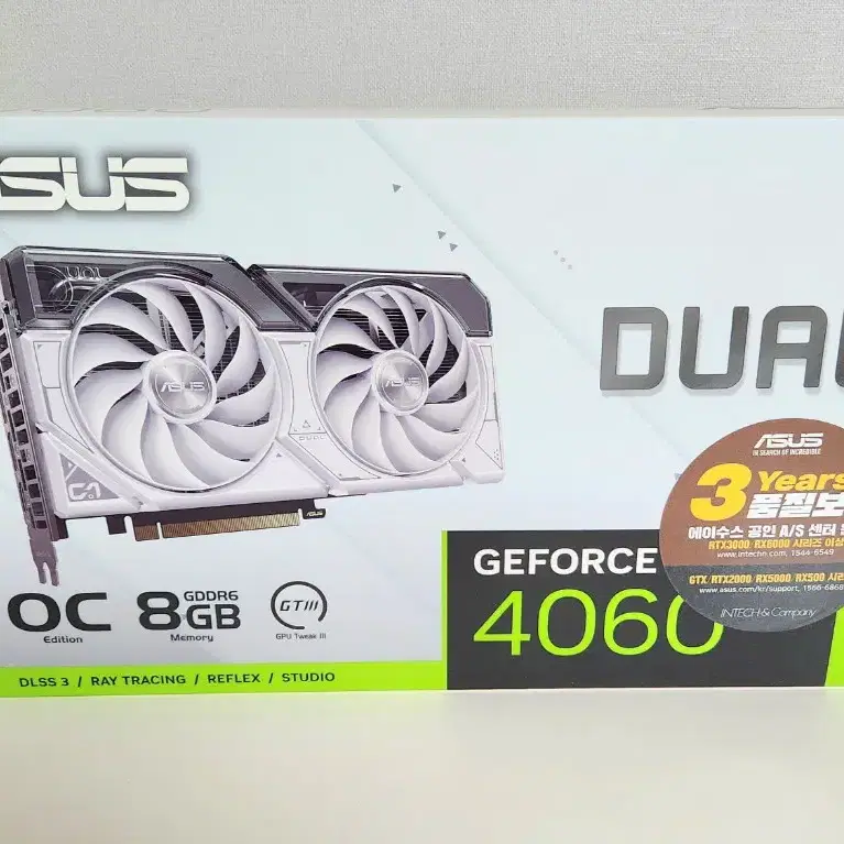 (미개봉)ASUS RTX4060 O8G EVO OC D6 8GB