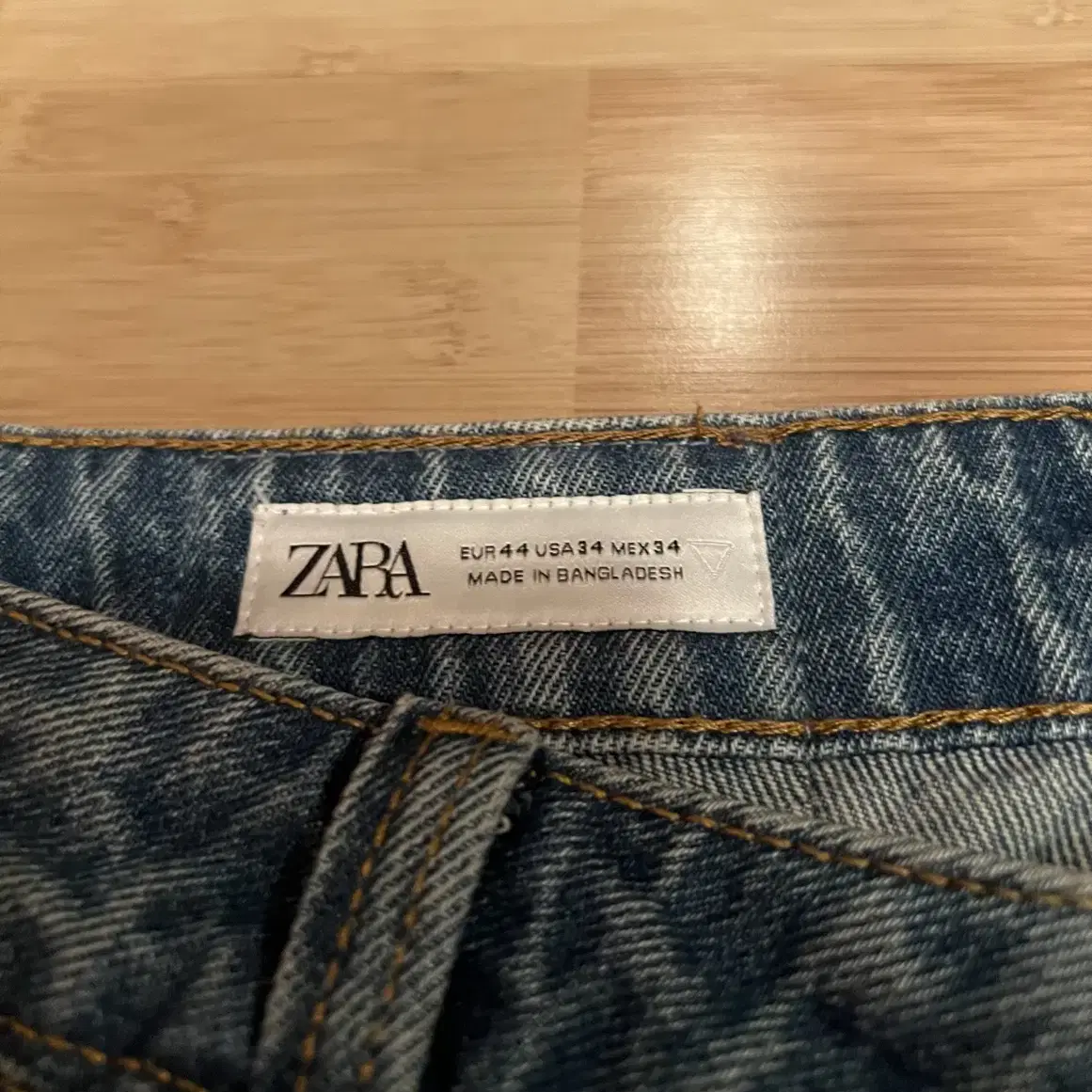 <미착용 새상품>, ZARA 자라 카고 데님진, 34