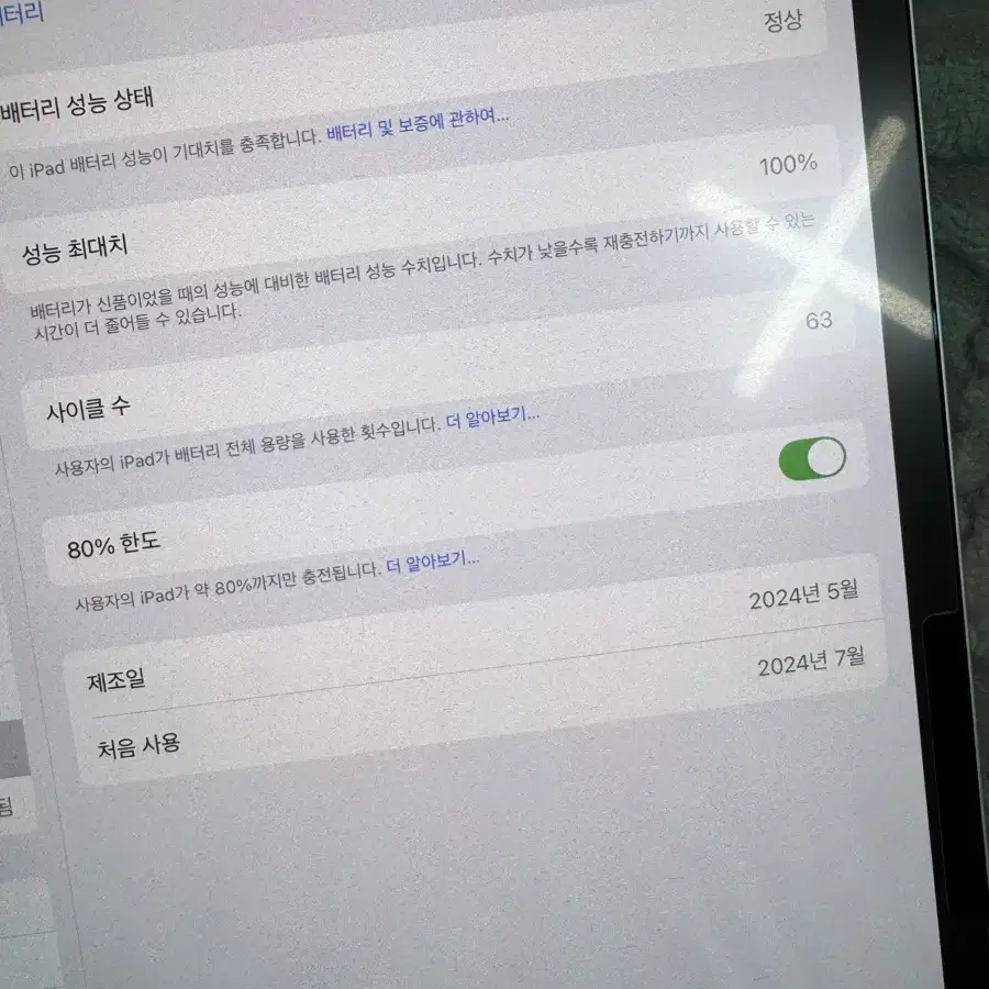 아이패드 프로  m4 13인치 셀룰러 애플케어플러스 적용모델