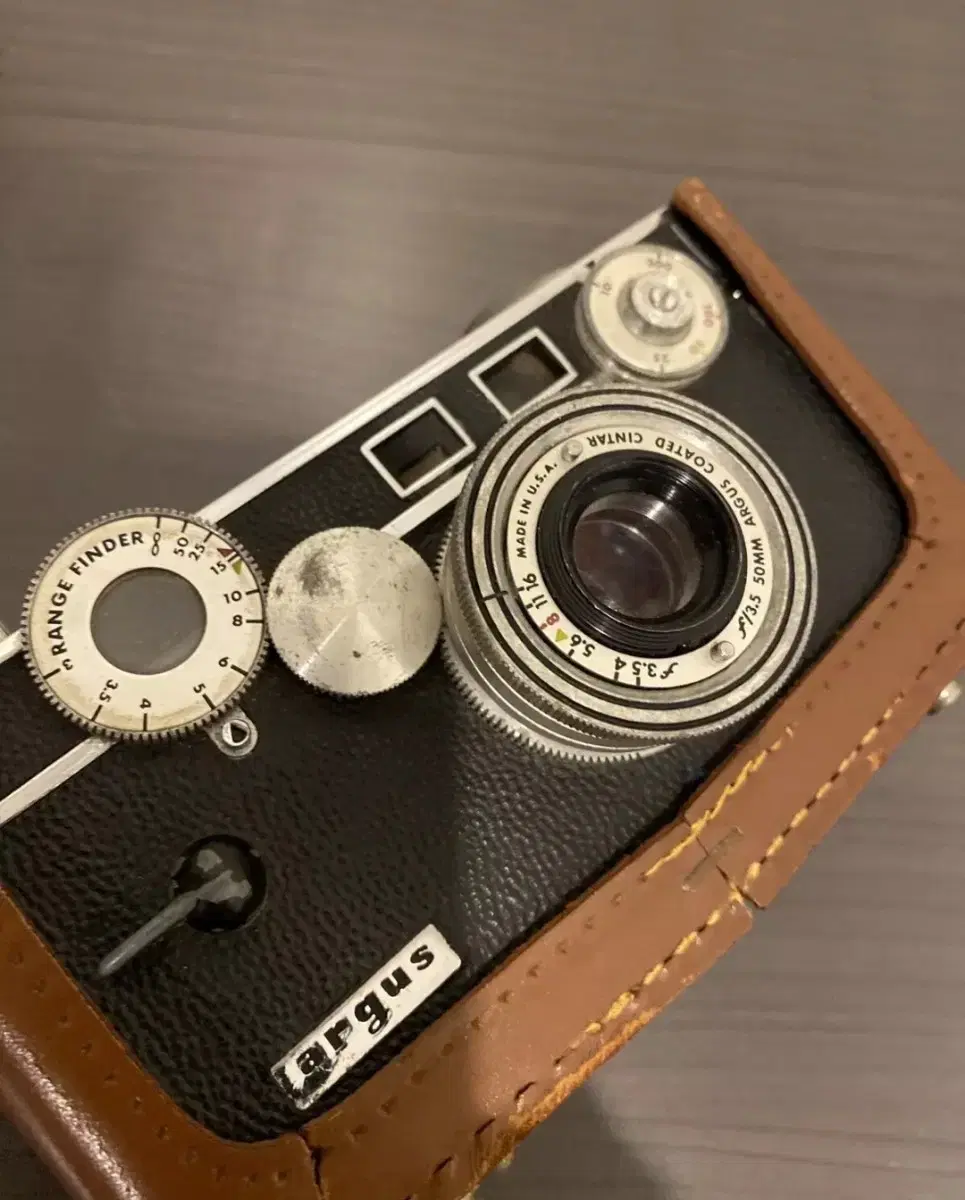 빈티지 Argus C3 카메라와 100mm망원렌즈 & 삼각대