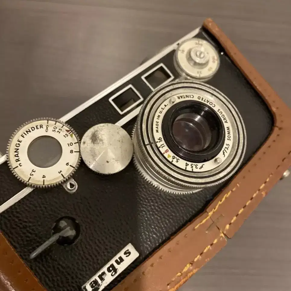 빈티지 Argus C3 카메라와 100mm망원렌즈 & 삼각대