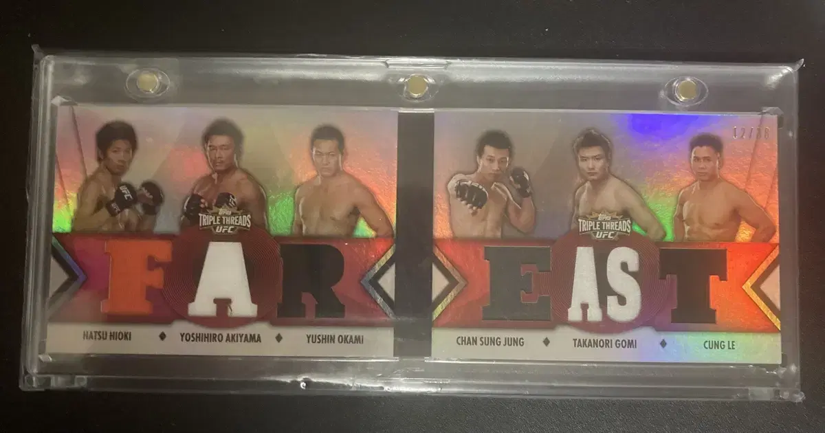 Ufc Asia Player Relic Booklet 36 Han Limit (Chu Sung-hoon Jung)