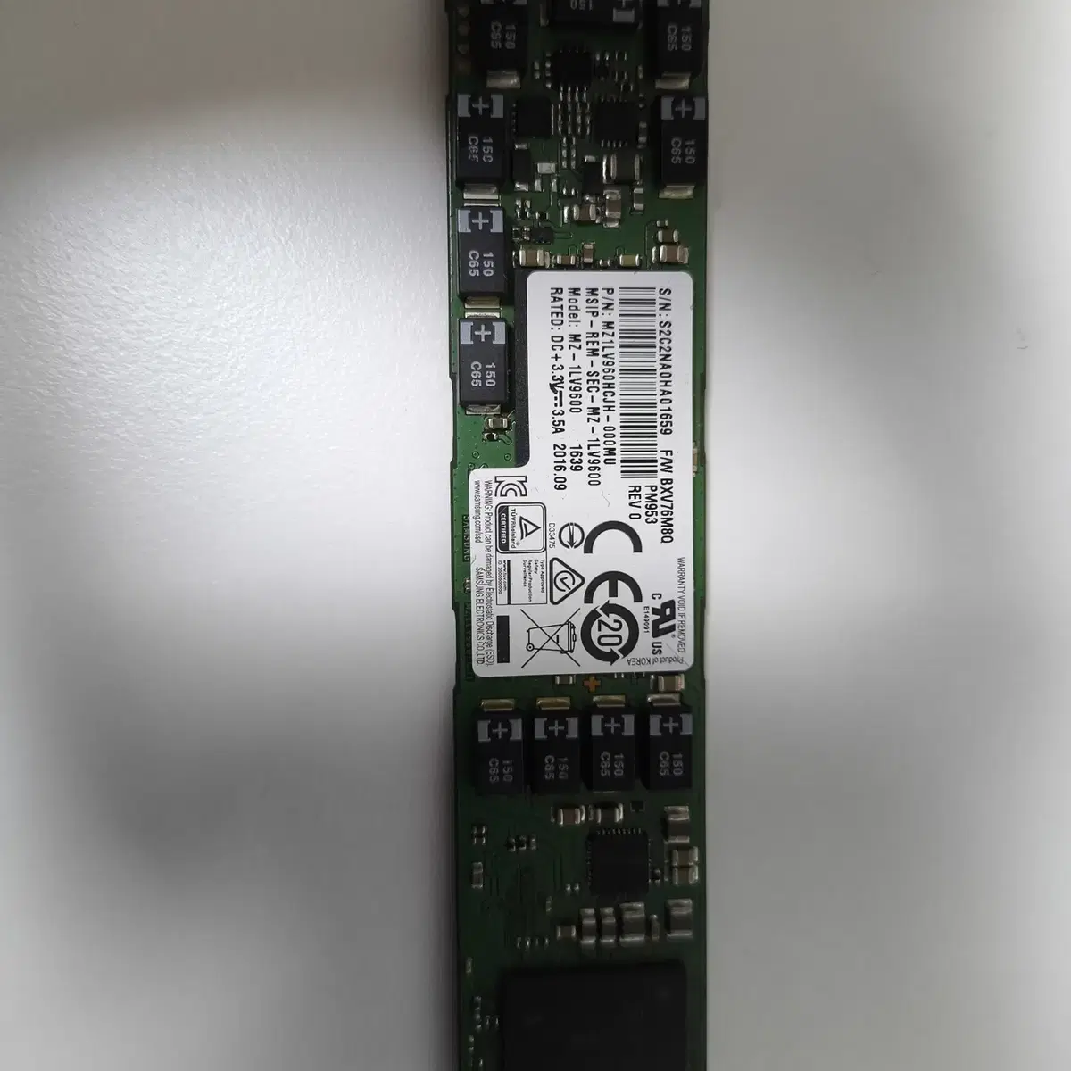 삼성 M.2 NVME SSD 1TB PM953