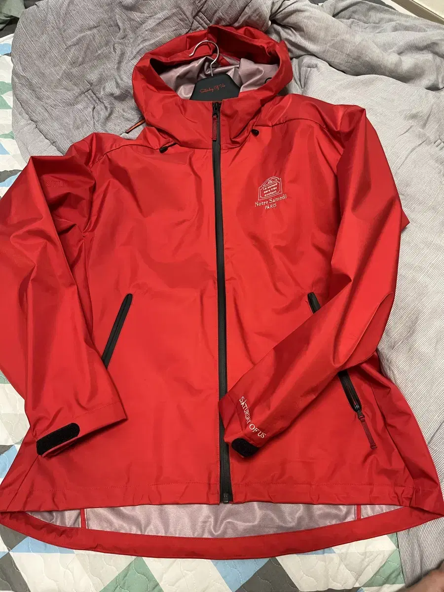 [L]STU Windbreaker Embroidered Windbreaker Red