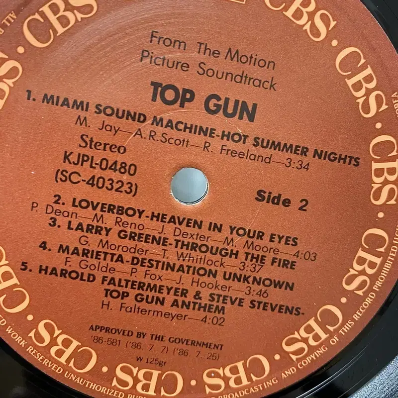 TOP GUN LP / C1783