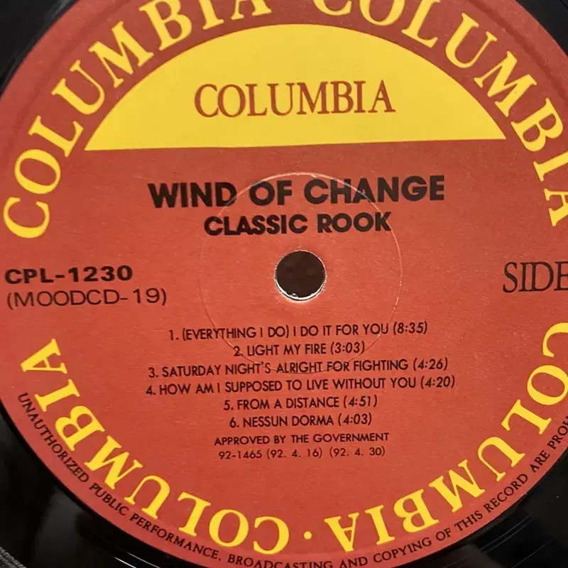 WIND OF CHANGE LP / C1026