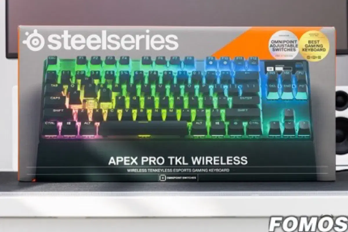 스틸시리즈 apex pro tlk wireless 무선 래피드트리거키보드