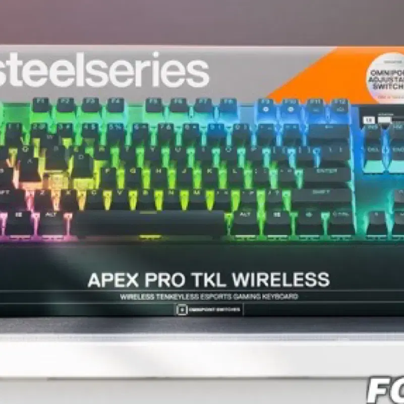 스틸시리즈 apex pro tlk wireless 무선 래피드트리거키보드