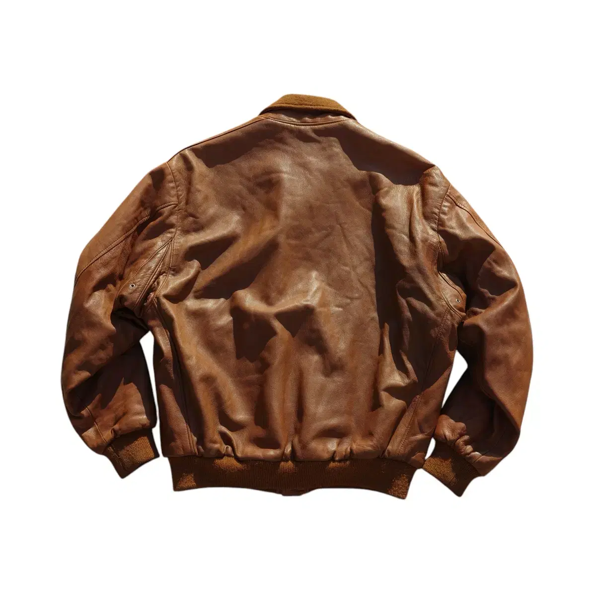 80s Feench Vintage leather Bluson jacket