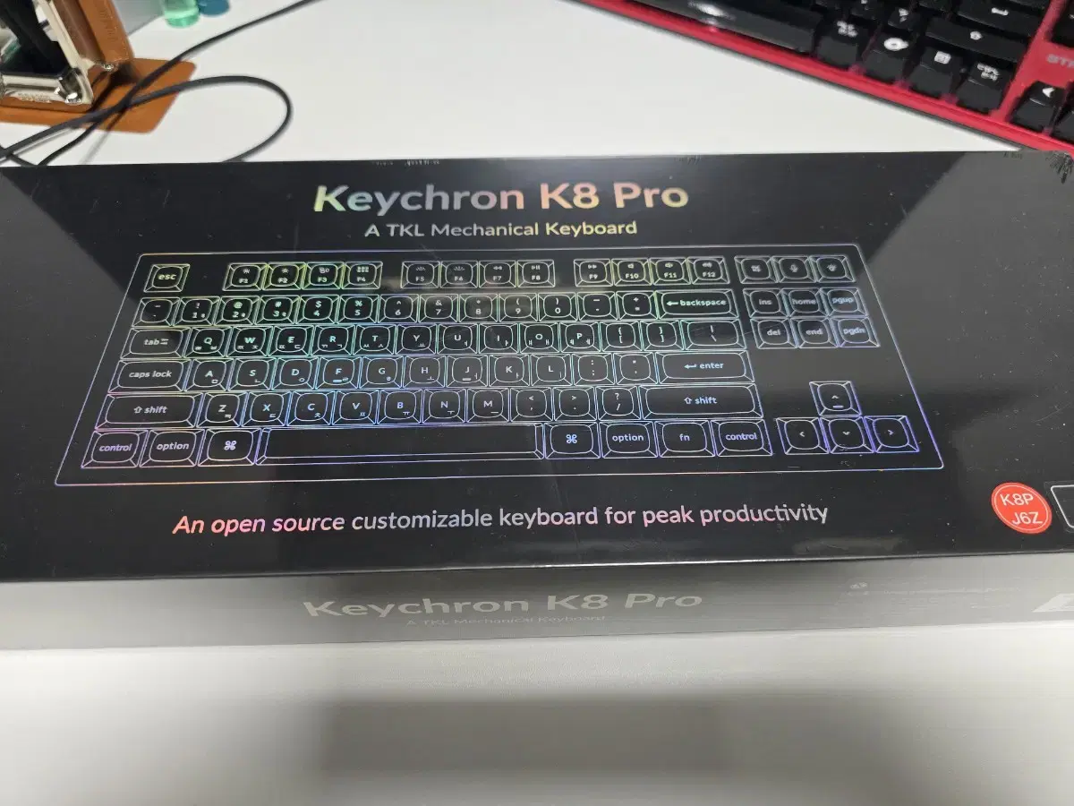 [미개봉] 키크론 K8 Pro 알루미늄 RGB 핫스왑 저소음적축