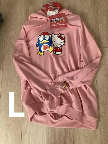 미사용 새상품 마이멜로디 x 돈키호테 후드티 L 산리오 콜라보 돈키호테