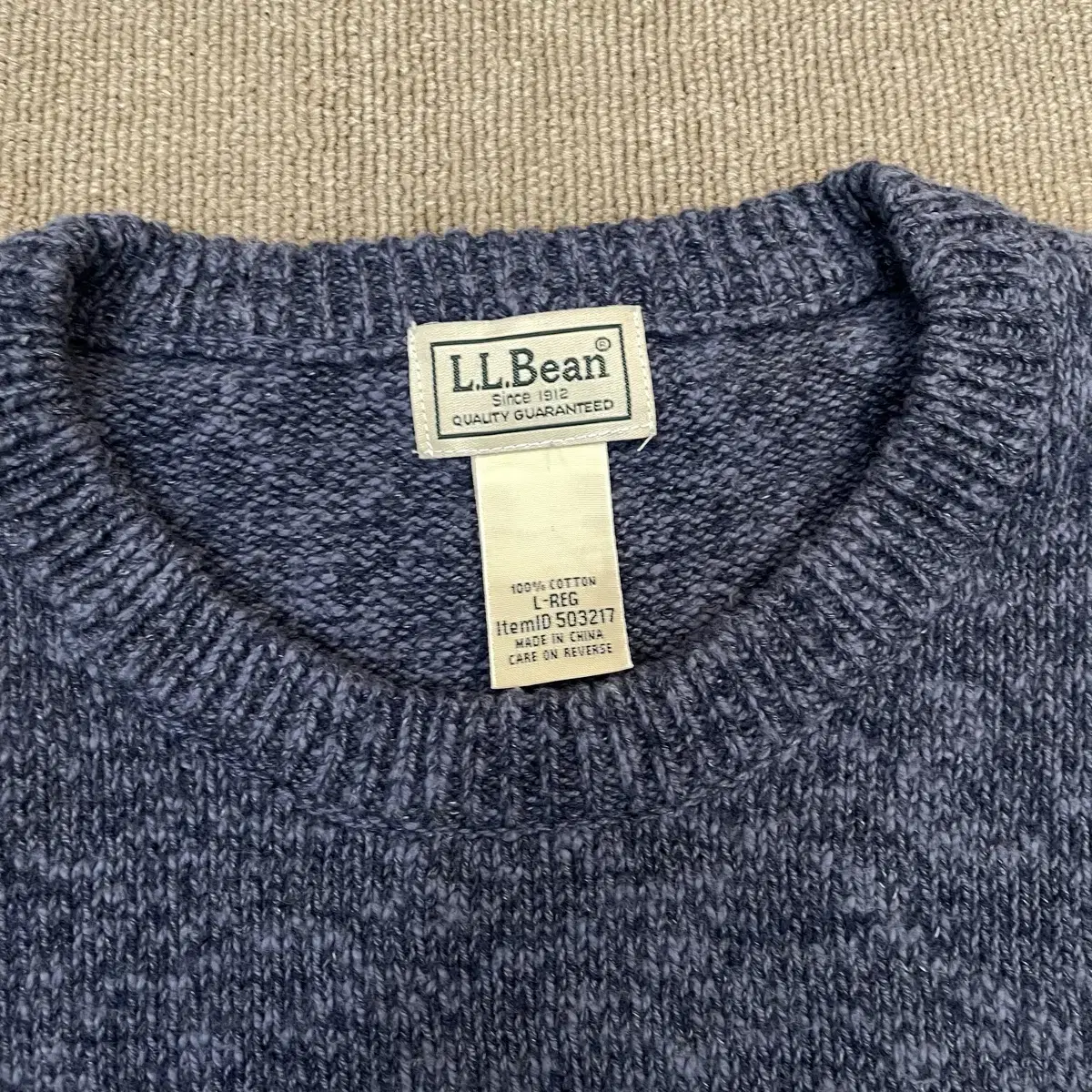 ll bean 엘엘빈 코튼 니트 L