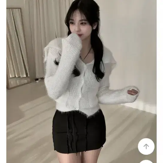 세일러 카라넥 솔잎 아방가디건 (에이블리)