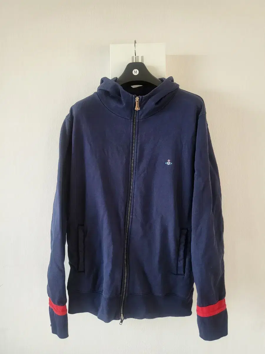 Vivienne Westwood Navy Hooded Zip-up XL