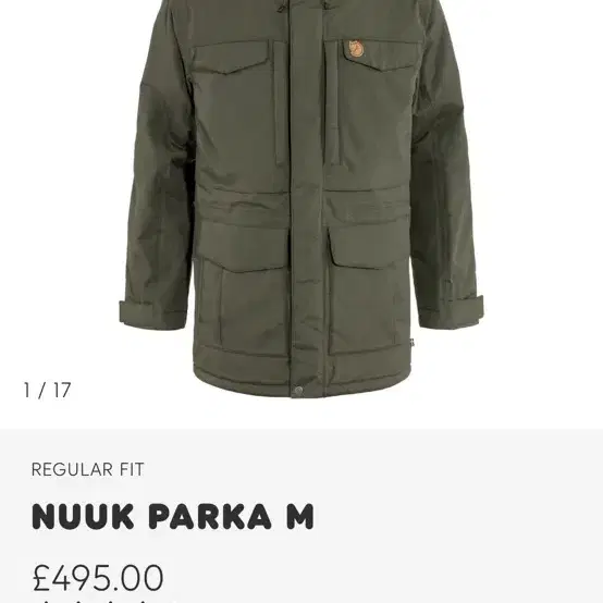 Fjallraven Nuuk Parka 피엘라벤 누크 파카 남성 s