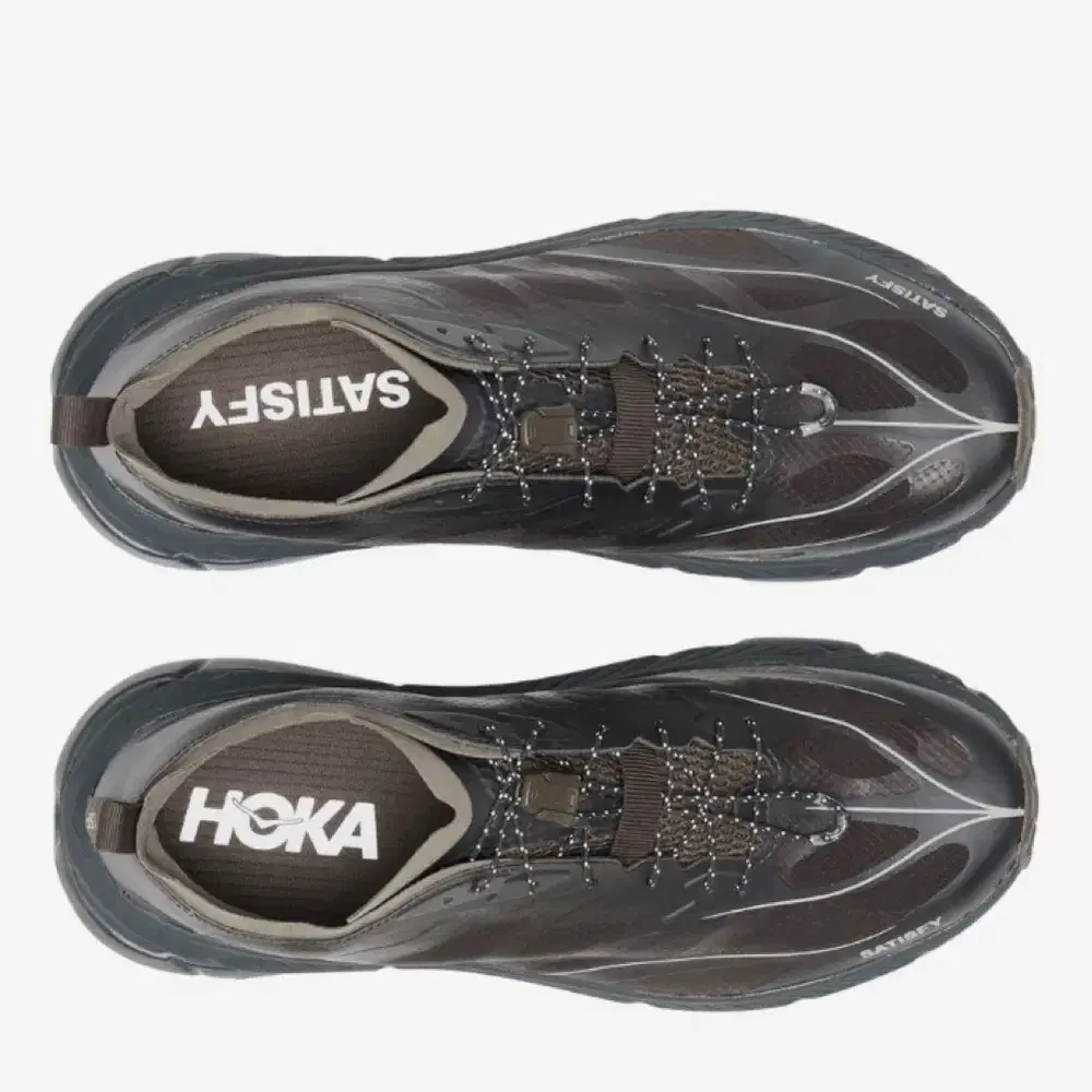 Hoka x Satisfy Mafate Speed 4 Lite Coffe