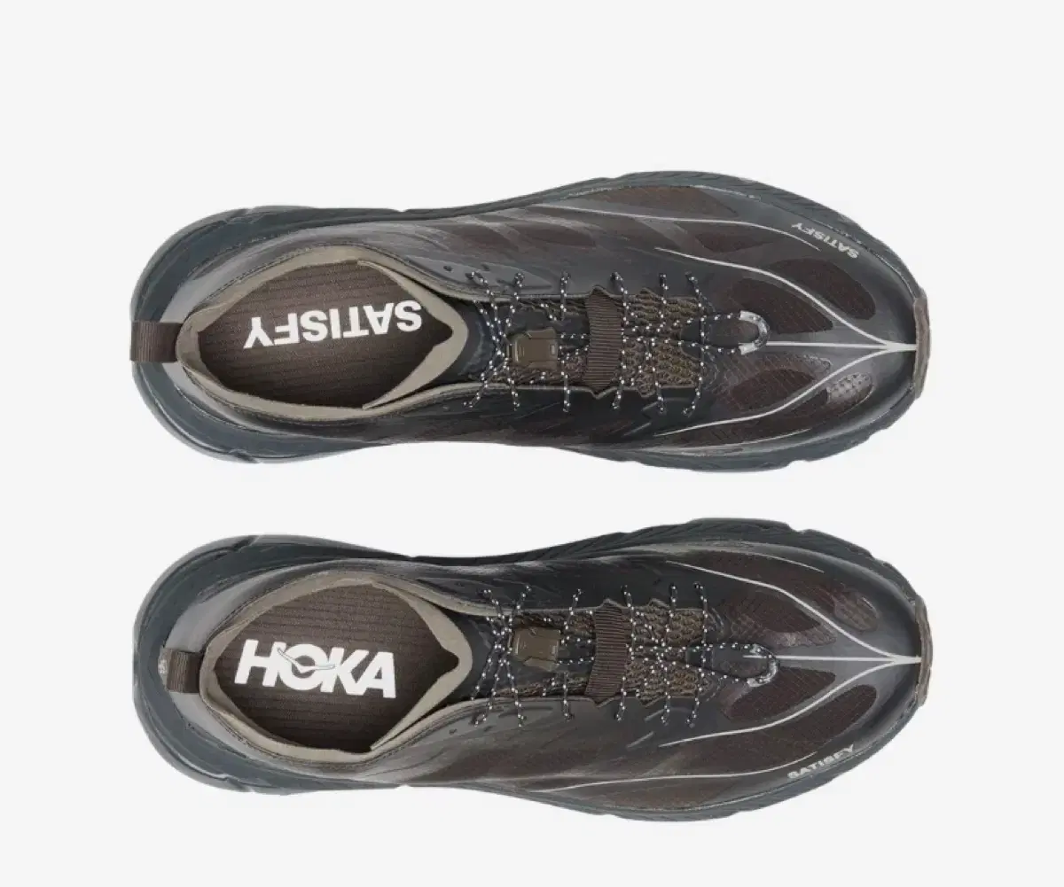 Hoka x Satisfy Mafate Speed 4 Lite Coffe