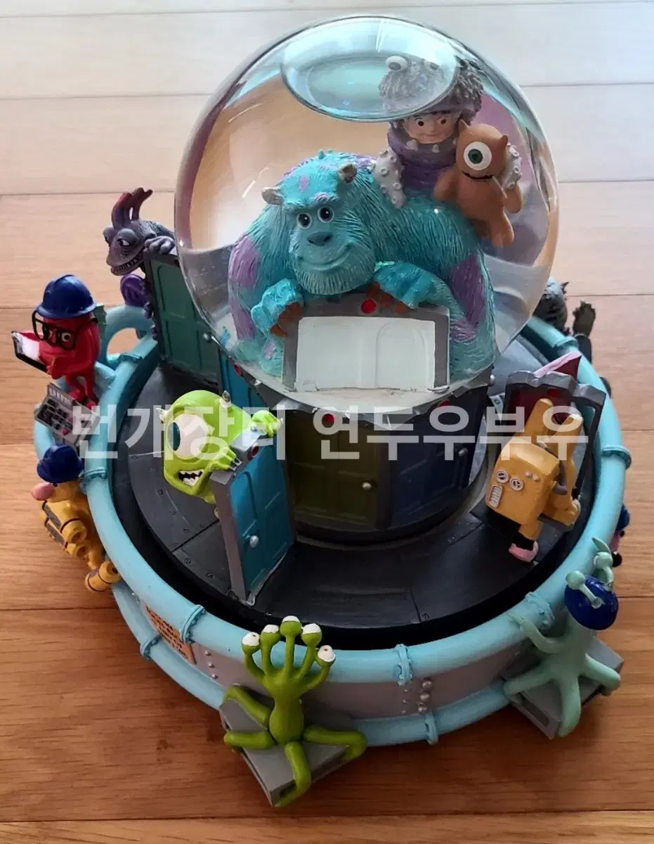 Disney Pixar Monsters Inc Snowglobe Snowball Figures for Sale