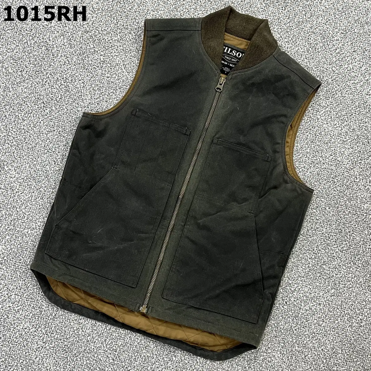 [S] FILSON 필슨 왁스드 코튼 헌팅 패딩 베스트 조끼 1015RH