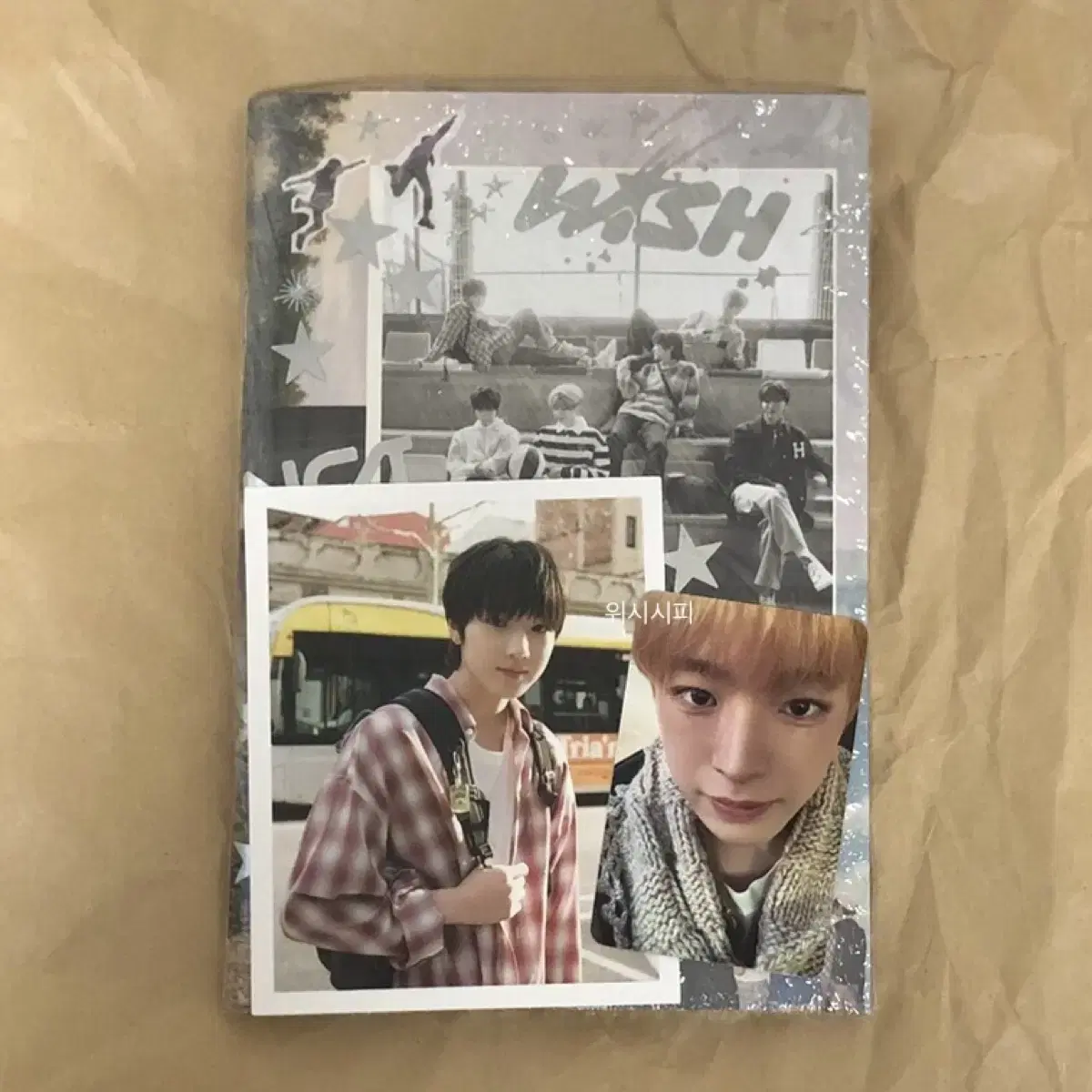 Yuushi photocard Sakuya pola set nct wish photobook debut album wish