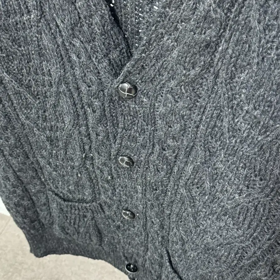 XL/ Vintage Ireland Wool Cardigan/ N16