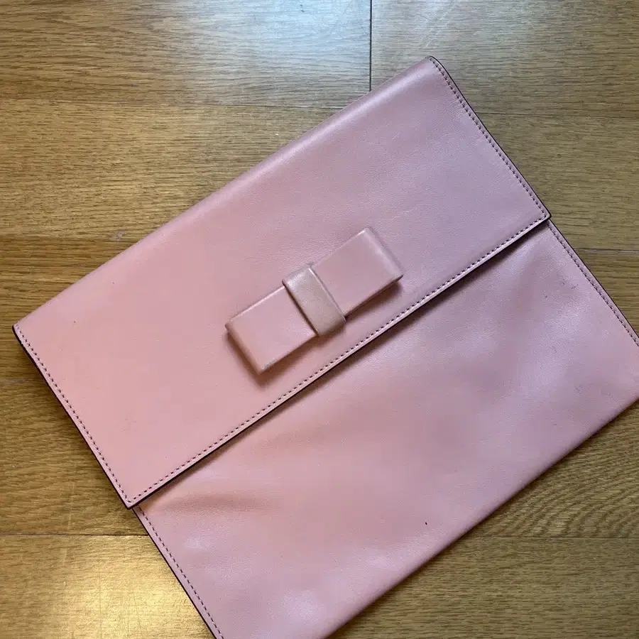 MARNI 마르니 PINK 가죽 클러치백