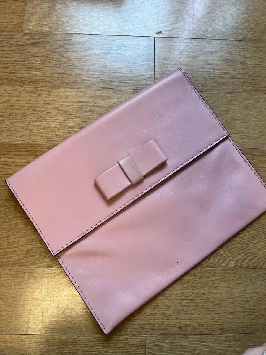 MARNI 마르니 PINK 가죽 클러치백