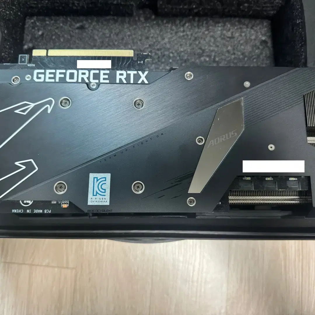 기가바이트 rtx3080 어로스익스트림 판매합니다.