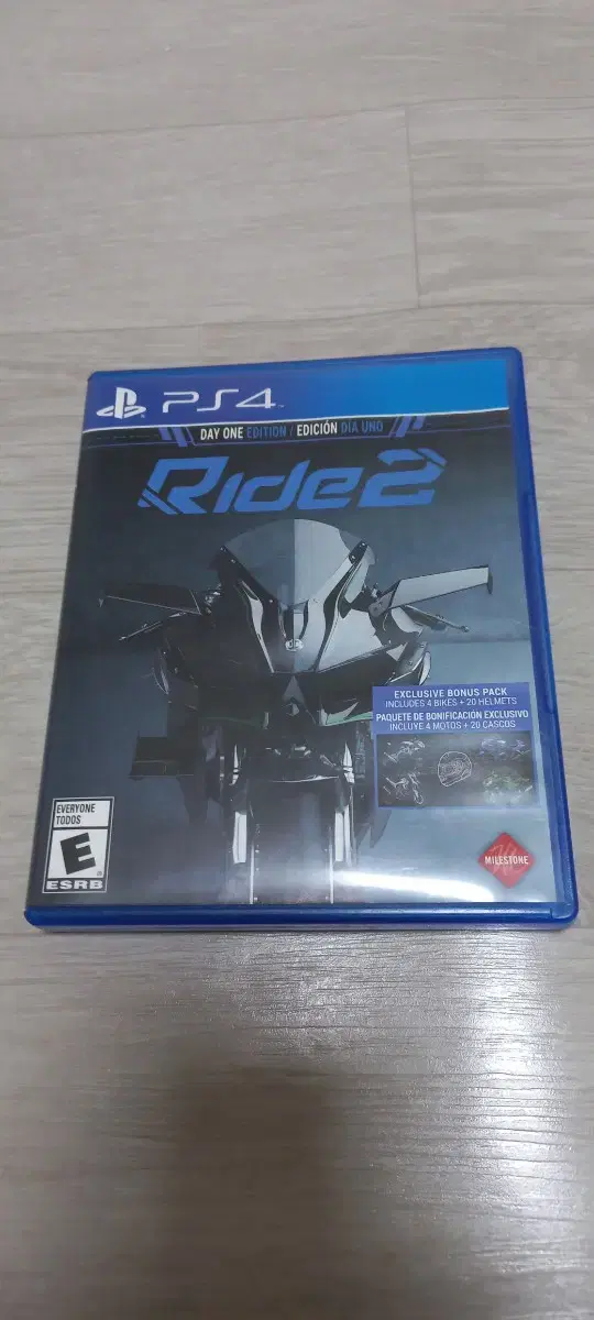 플스4 게임 Ride2 영문판 + 그란투리스모 스포트 한글 메뉴판