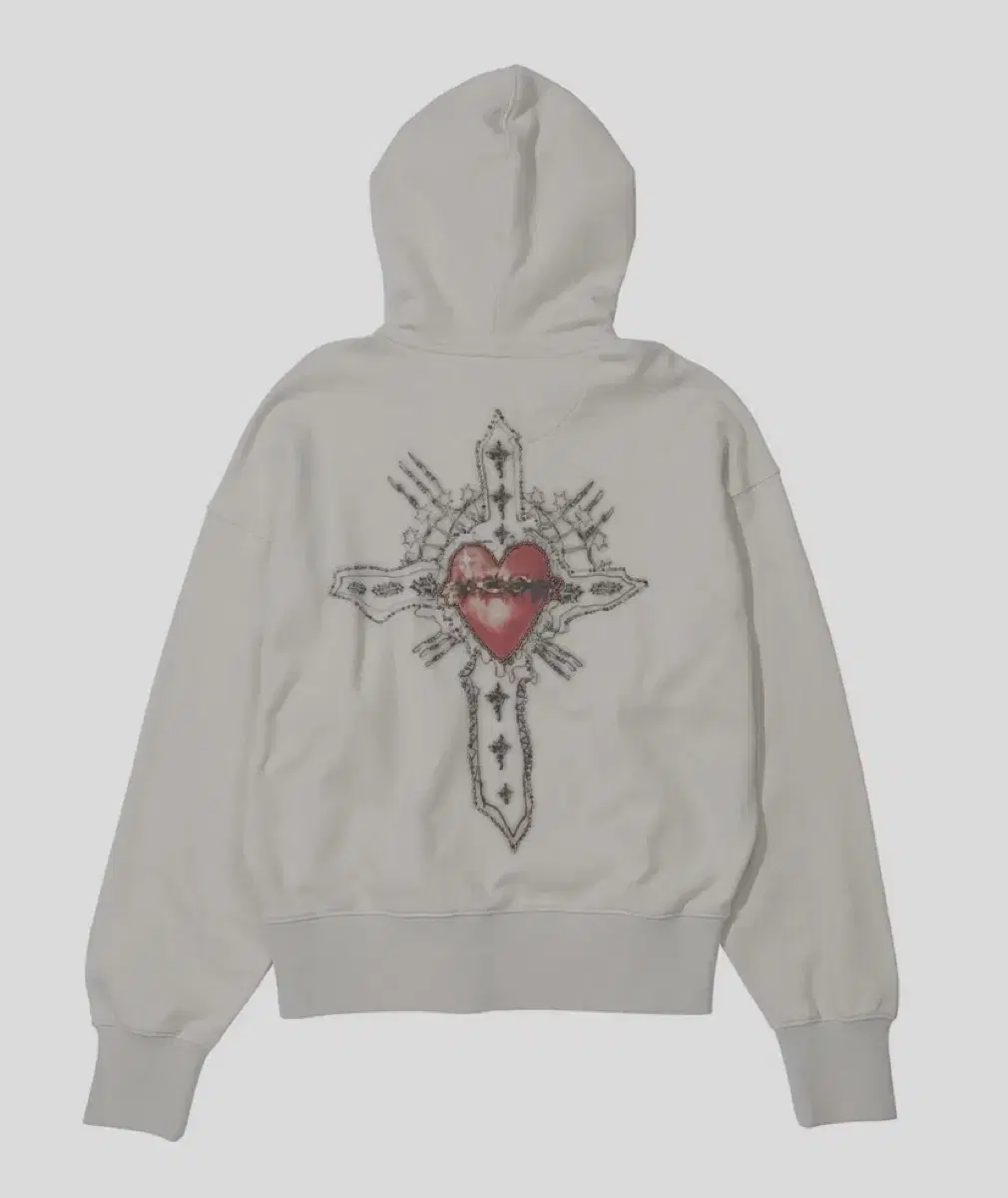 스컬프터 후드집업 Beaded Saint Hoodie Zip-Up