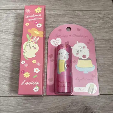 치이카와 (먼작귀) 러비시아 핸드크림 토끼 립 푸딩 2개입