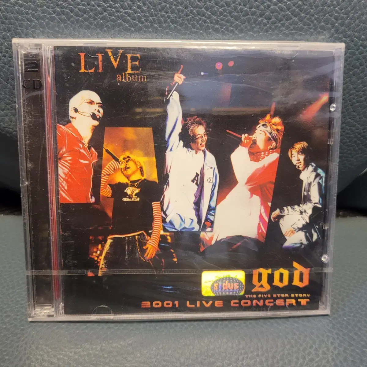 god, 지오디, 2001 라이브 콘서트 cd, 미개봉