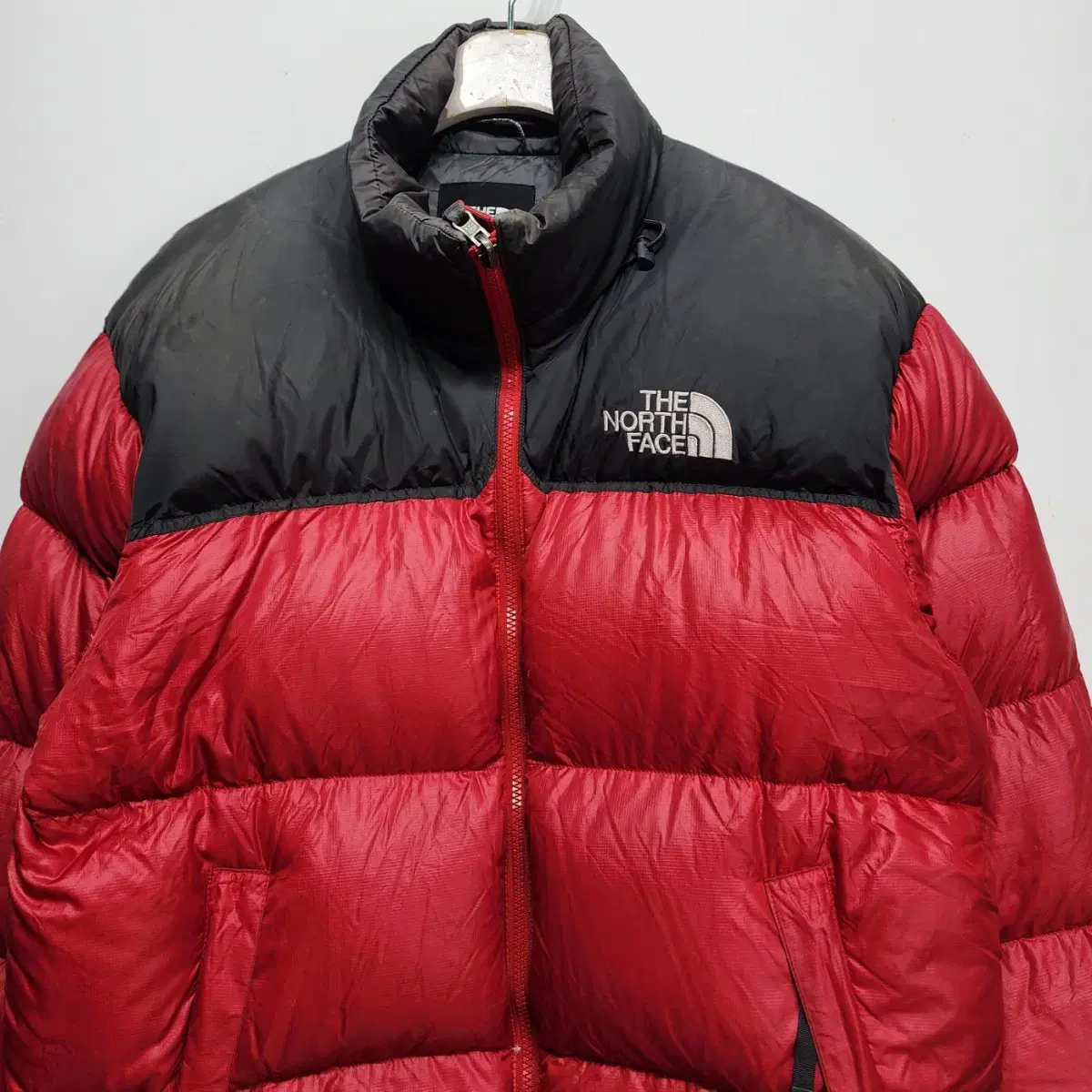 노스페이스 THE NORTH FACE 700눕시 패딩점퍼 자켓 레드M