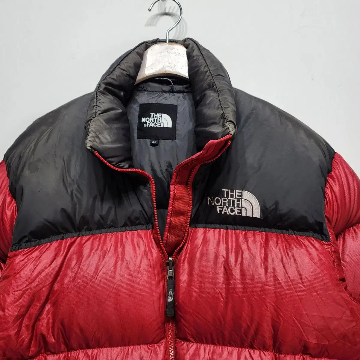 노스페이스 THE NORTH FACE 700눕시 패딩점퍼 자켓 레드M