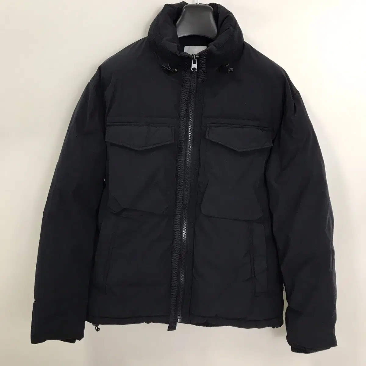 Zara Polyshell Navy Puffer Jumper [Men's L]