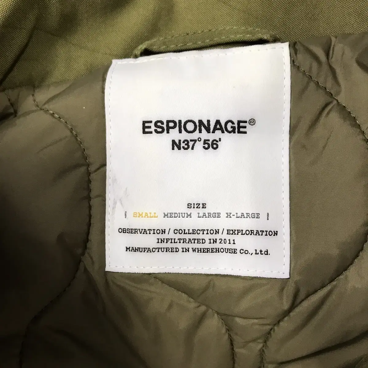 에스피오나지 ARK INSULATED PARKA [S]