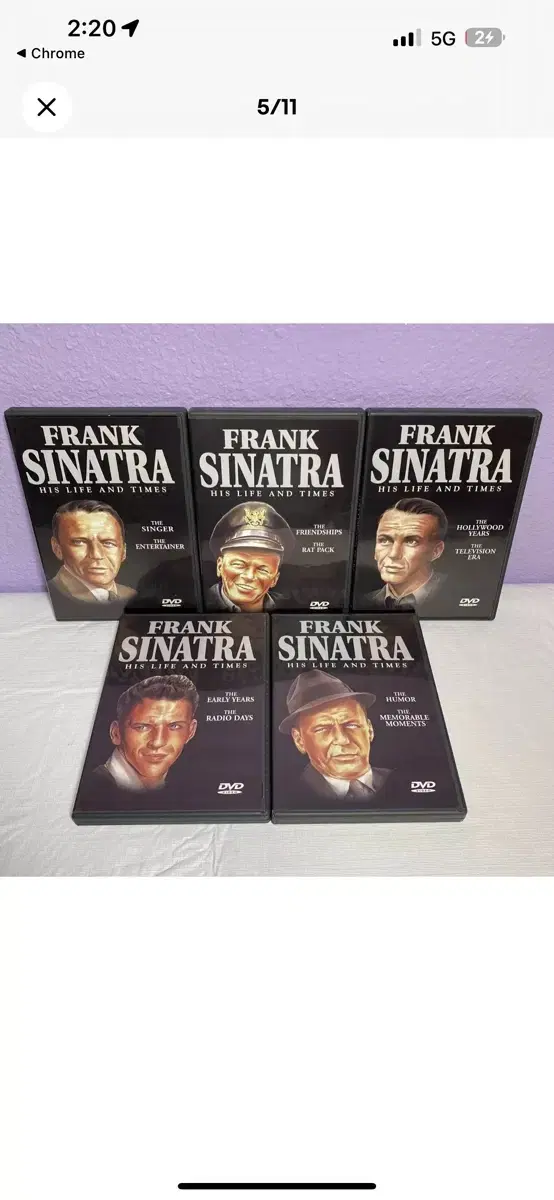 Frank Sinatra HIS LIFE AND TIMES DVD