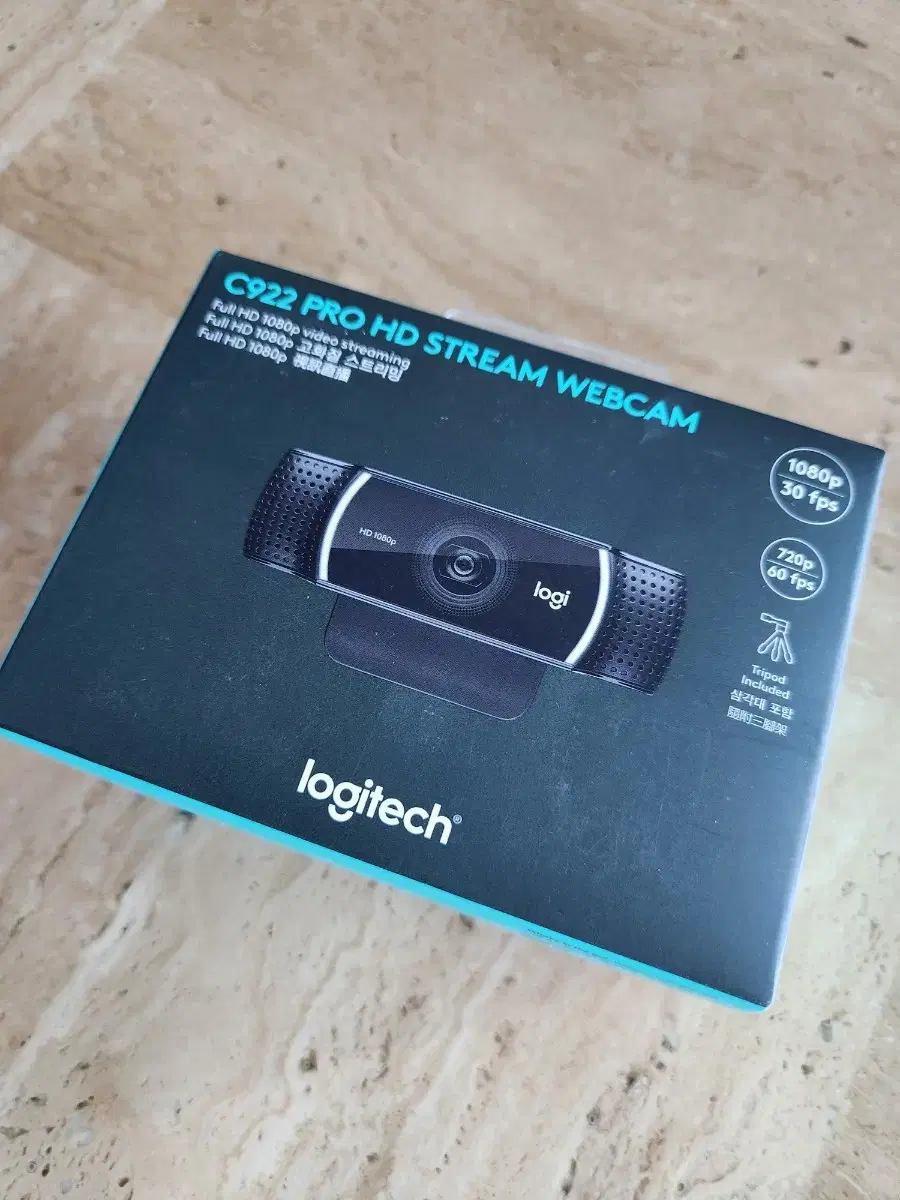 로지텍 C922 PRO STREAM WEBCAM (정품)