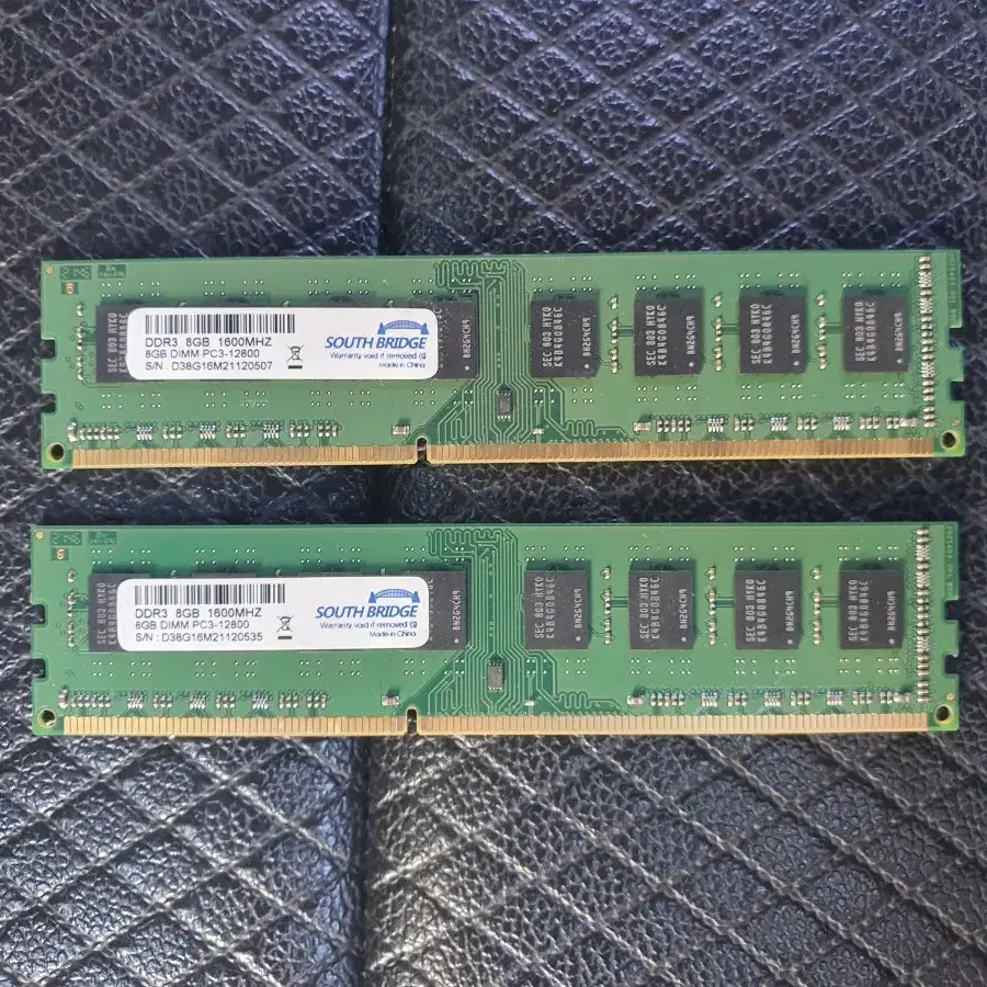 PC용 DDR3 램8기가 2개