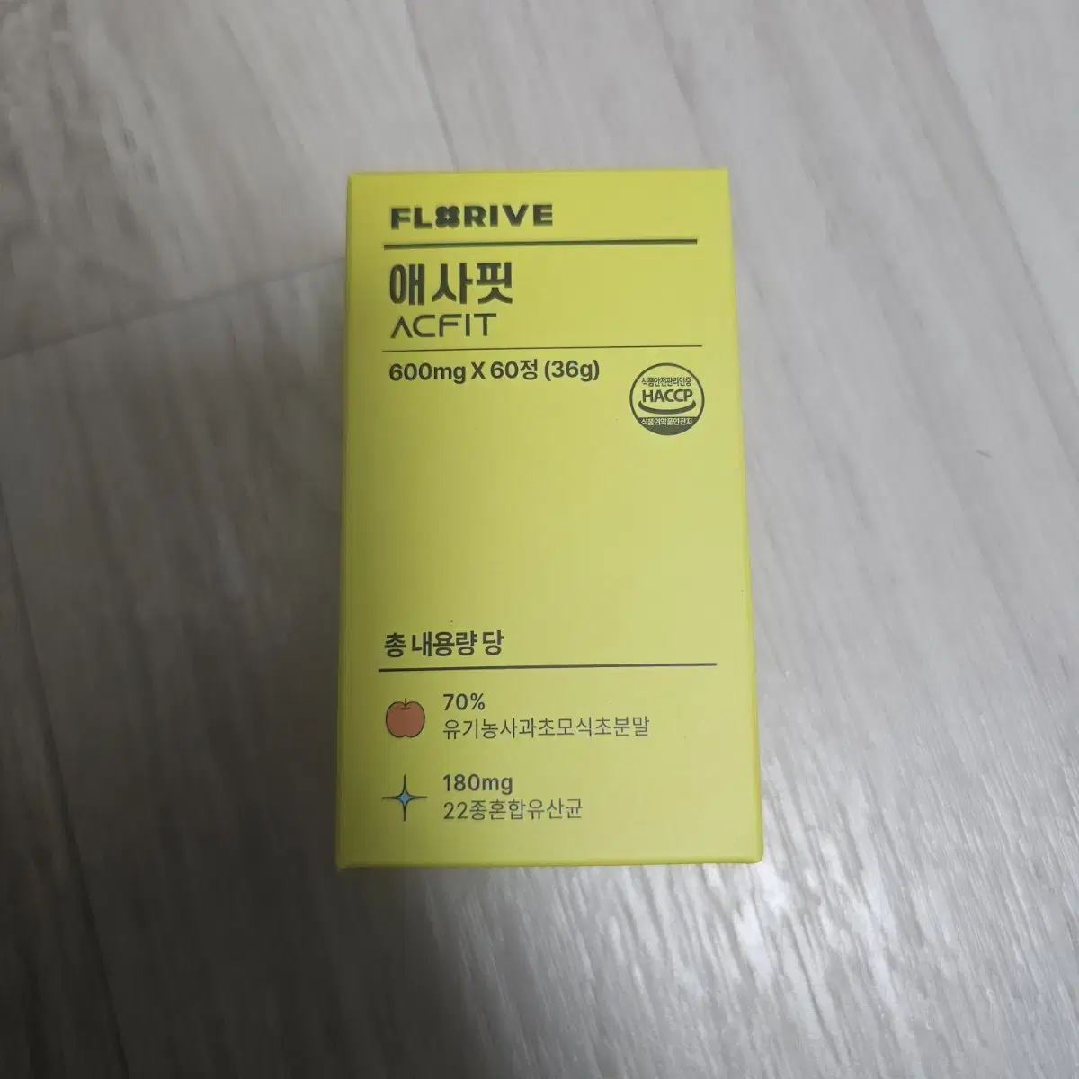 플로리브 애사핏 ACFIT 600mg 60정