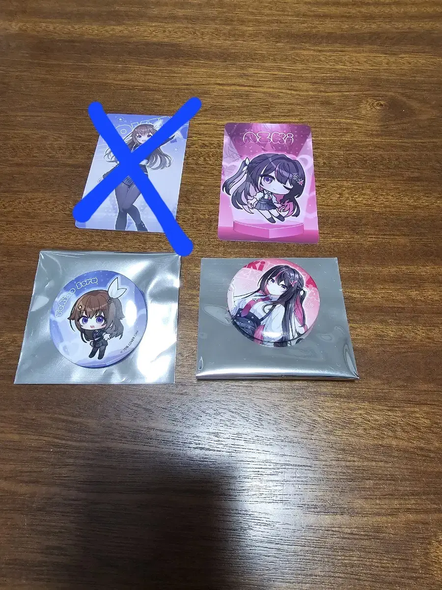 HoloLive V-Square Sora,Azuki Photo Card/Can Badge